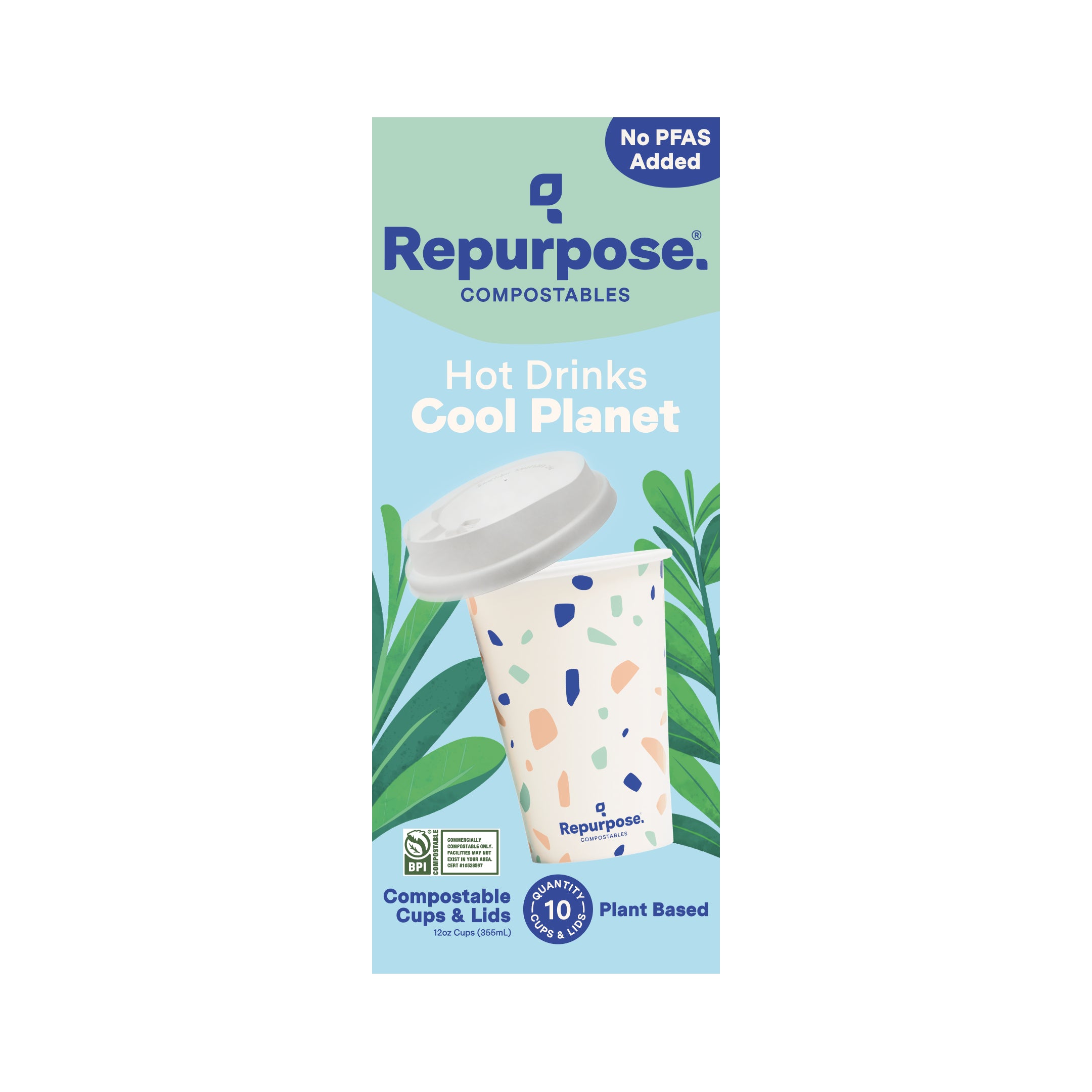 Compostable Cup & Lid Set