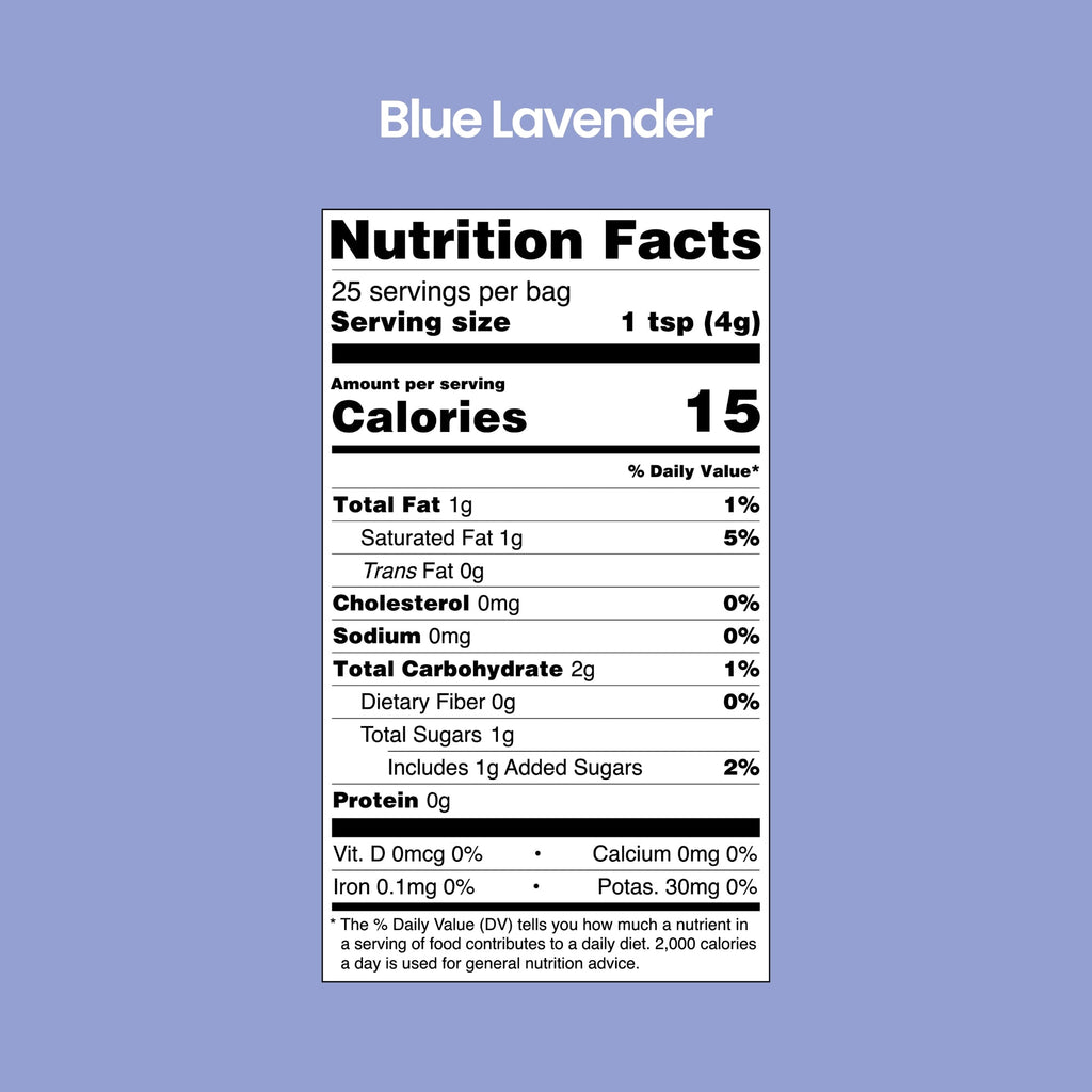 Organic Blue Lavender Latte Powder
