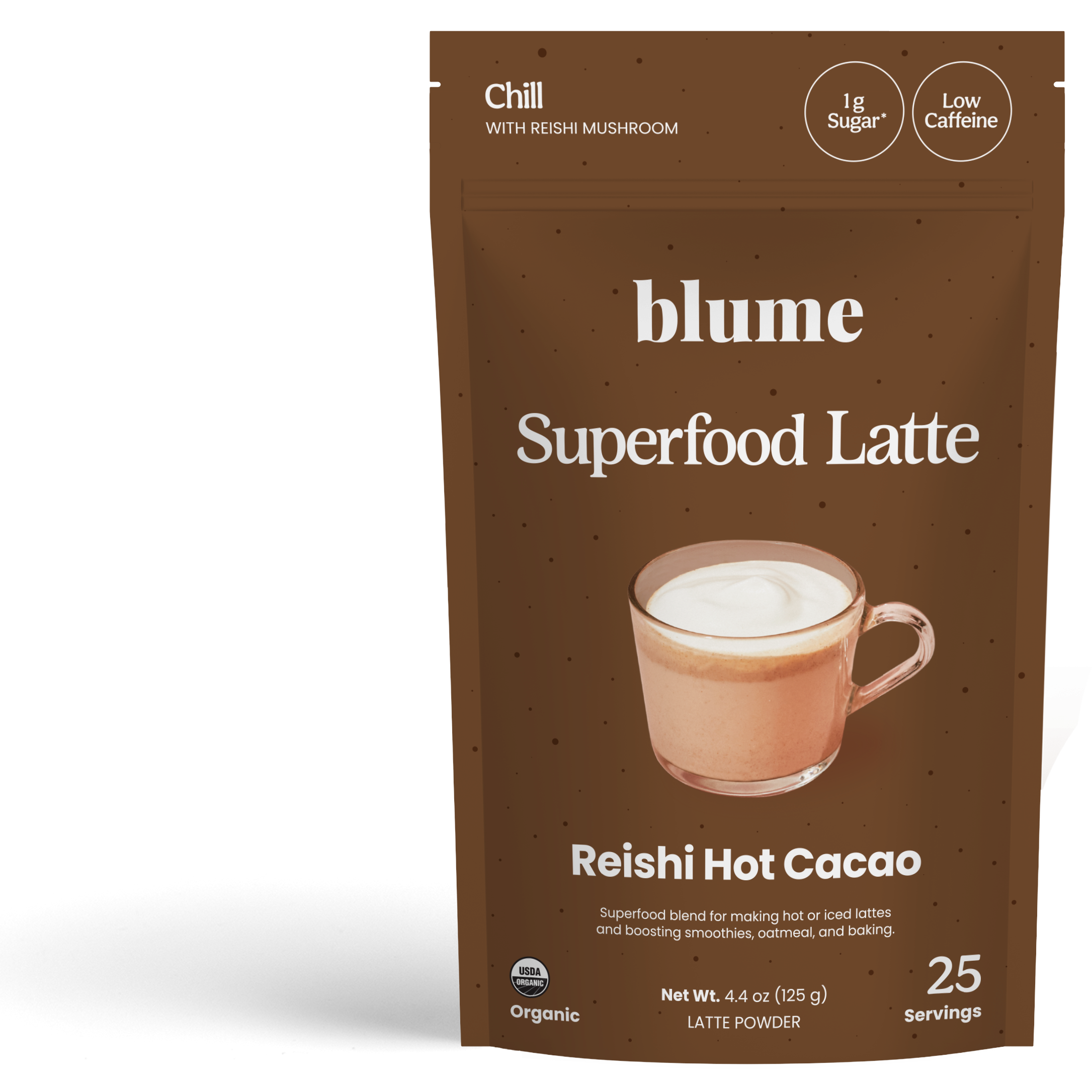 Organic Reishi Hot Cacao Latte Powder