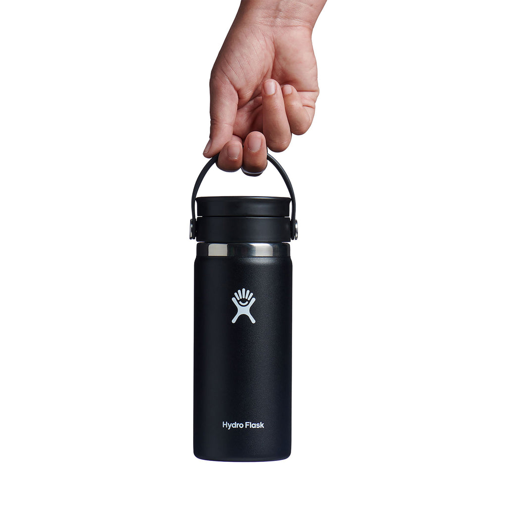 Wide Mouth Bottle with Flex Sip Lid™ Designed for Coffee and Tea, 16 oz