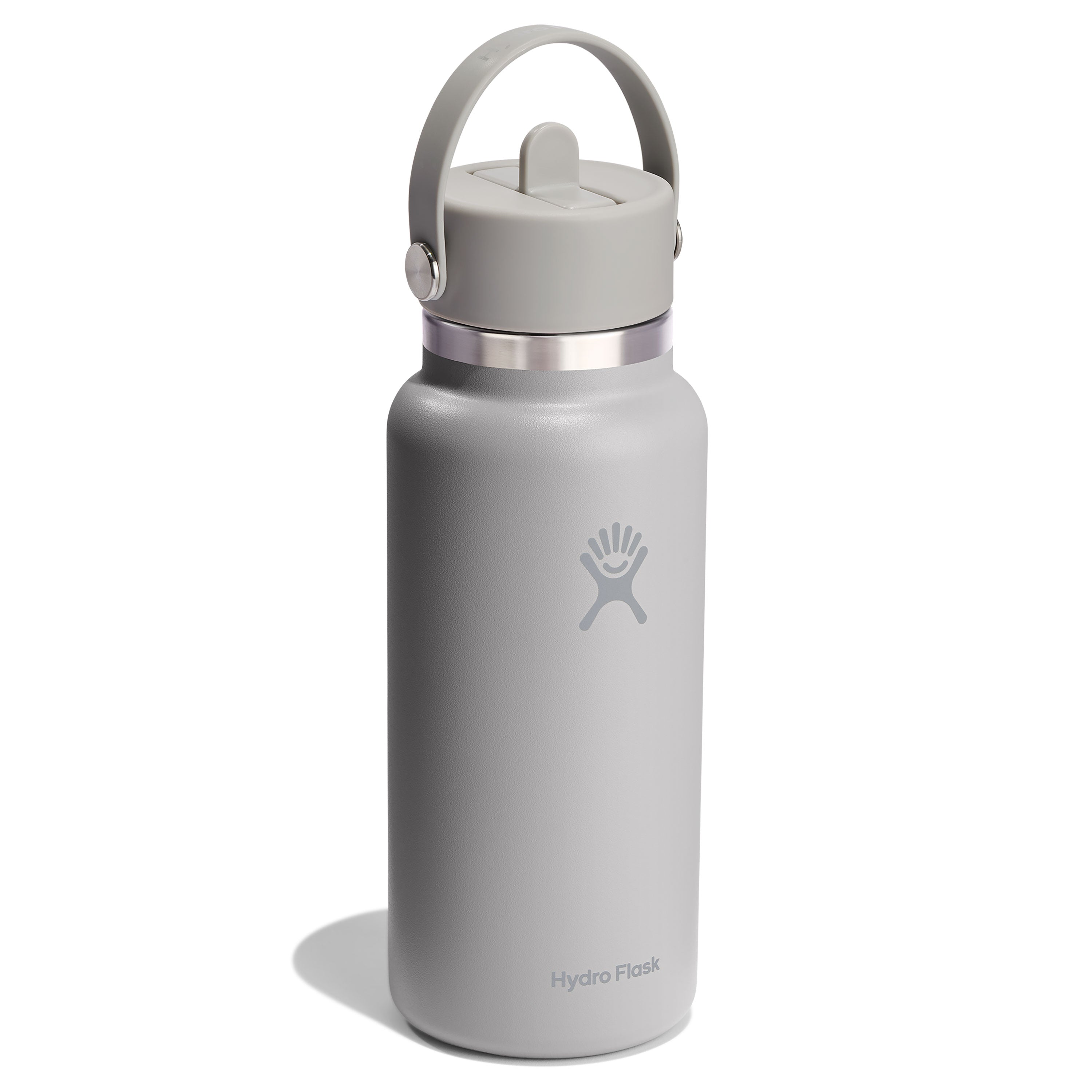Wide Mouth Bottle with Flex Straw Cap, 32 oz