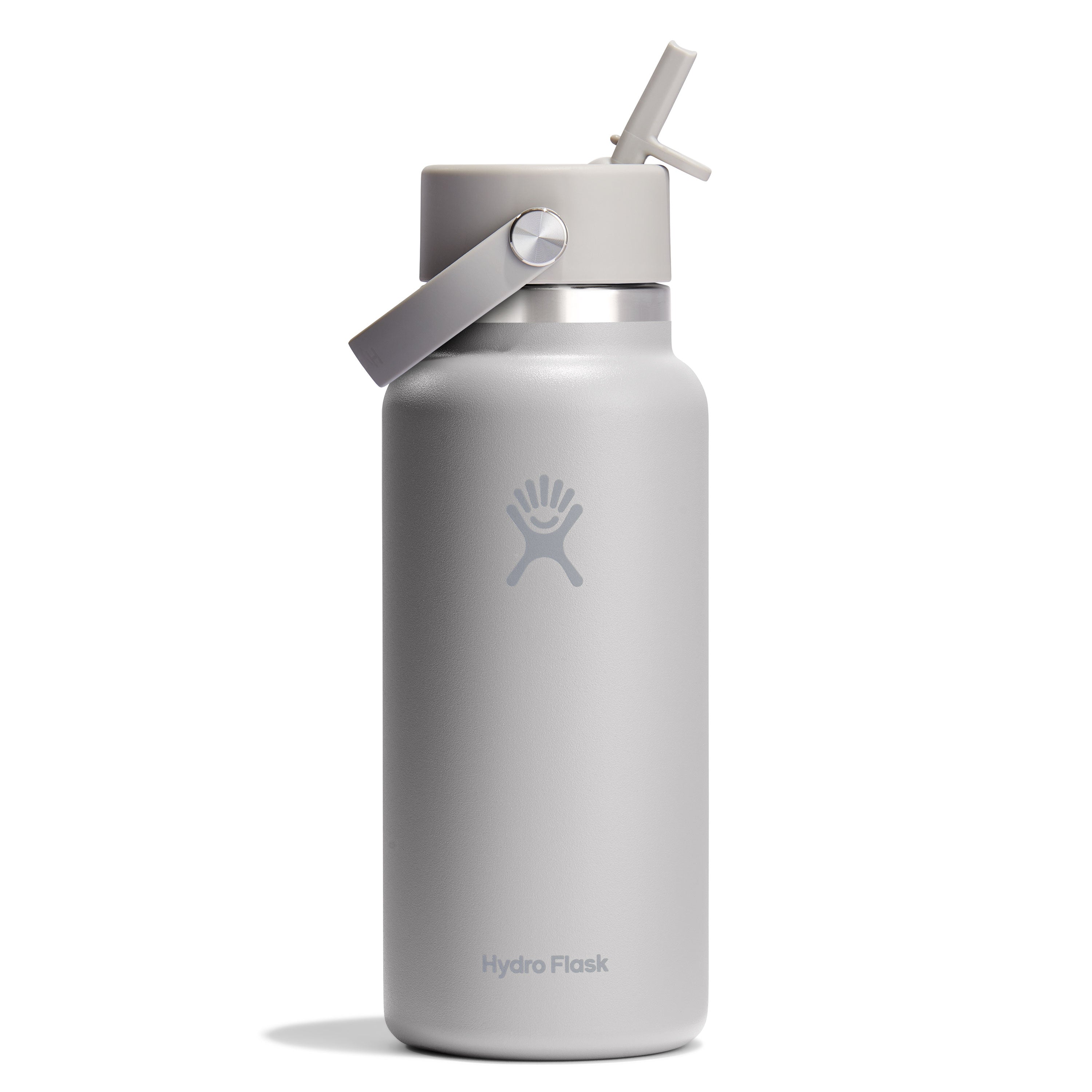 Wide Mouth Bottle with Flex Straw Cap, 32 oz