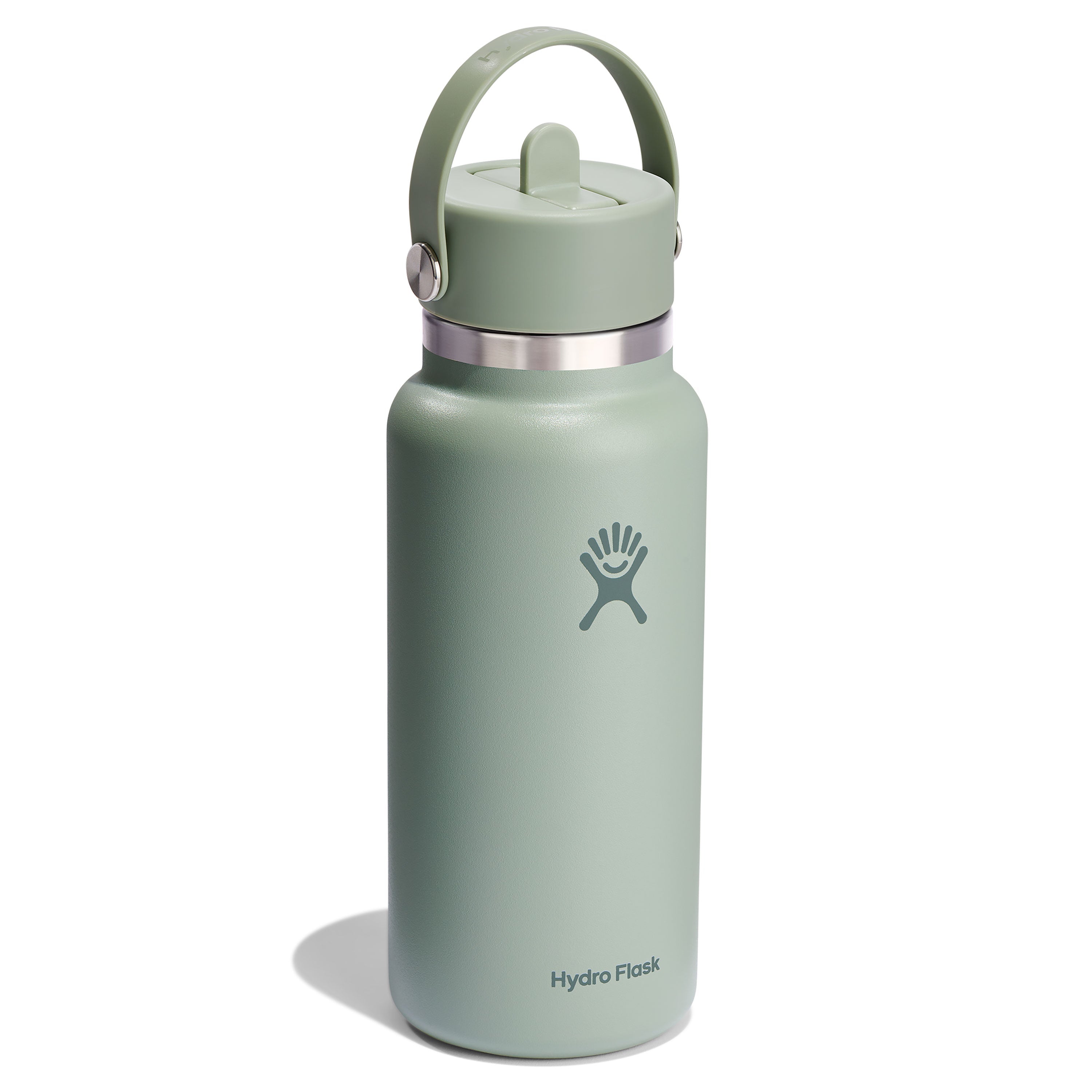 Wide Mouth Bottle with Flex Straw Cap, 32 oz