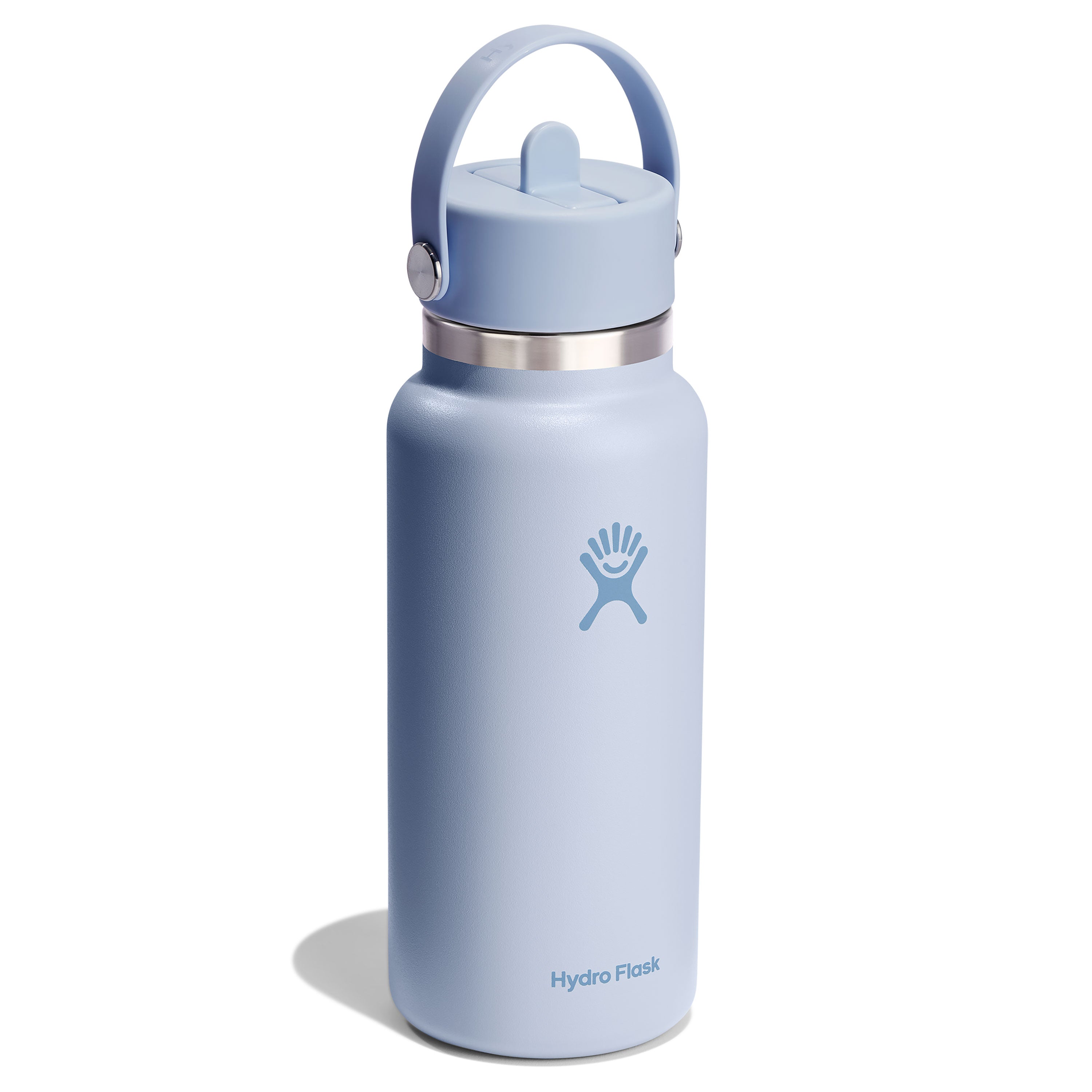 Wide Mouth Bottle with Flex Straw Cap, 32 oz