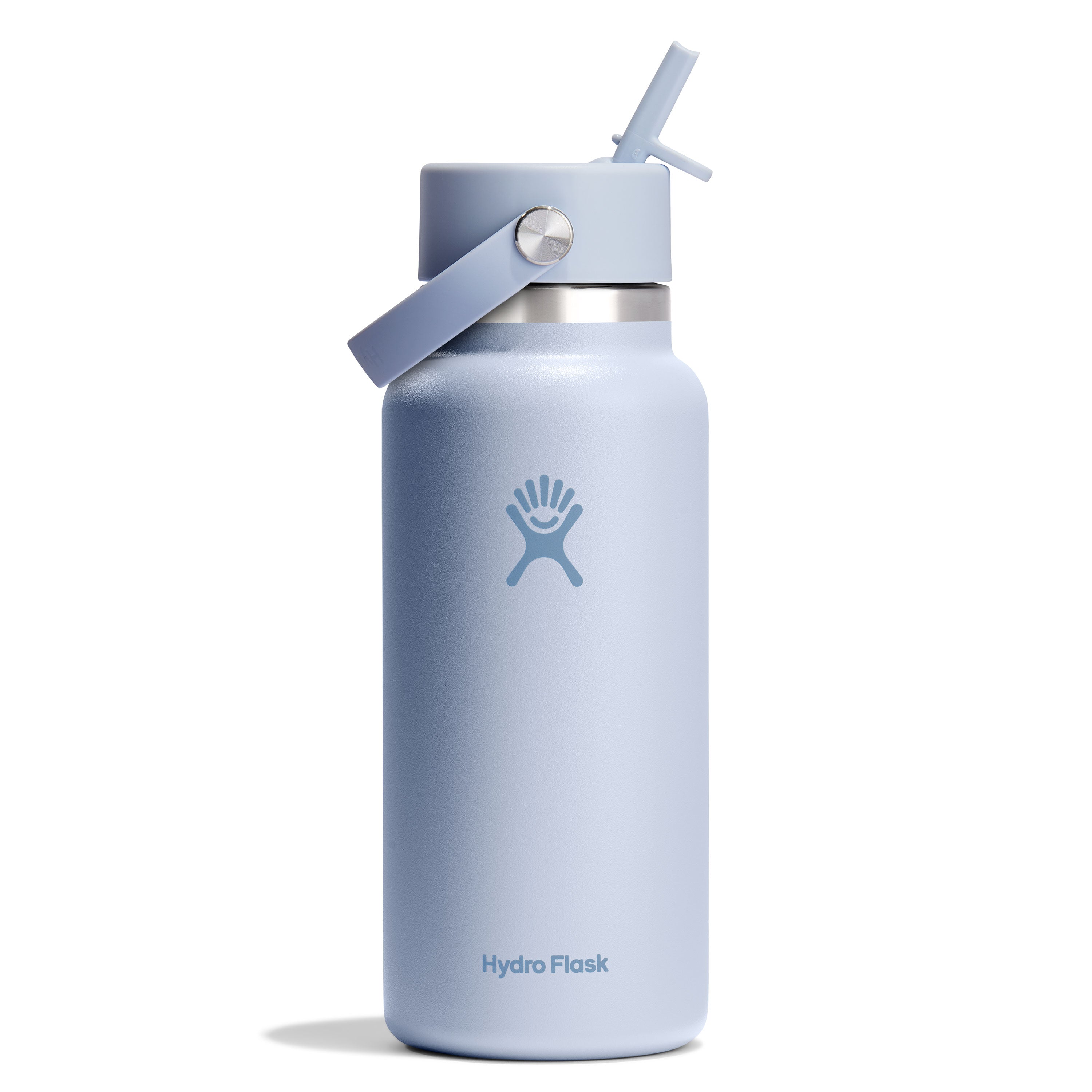 Wide Mouth Bottle with Flex Straw Cap, 32 oz