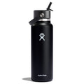 Wide Mouth Bottle with Flex Straw Cap, 40 oz