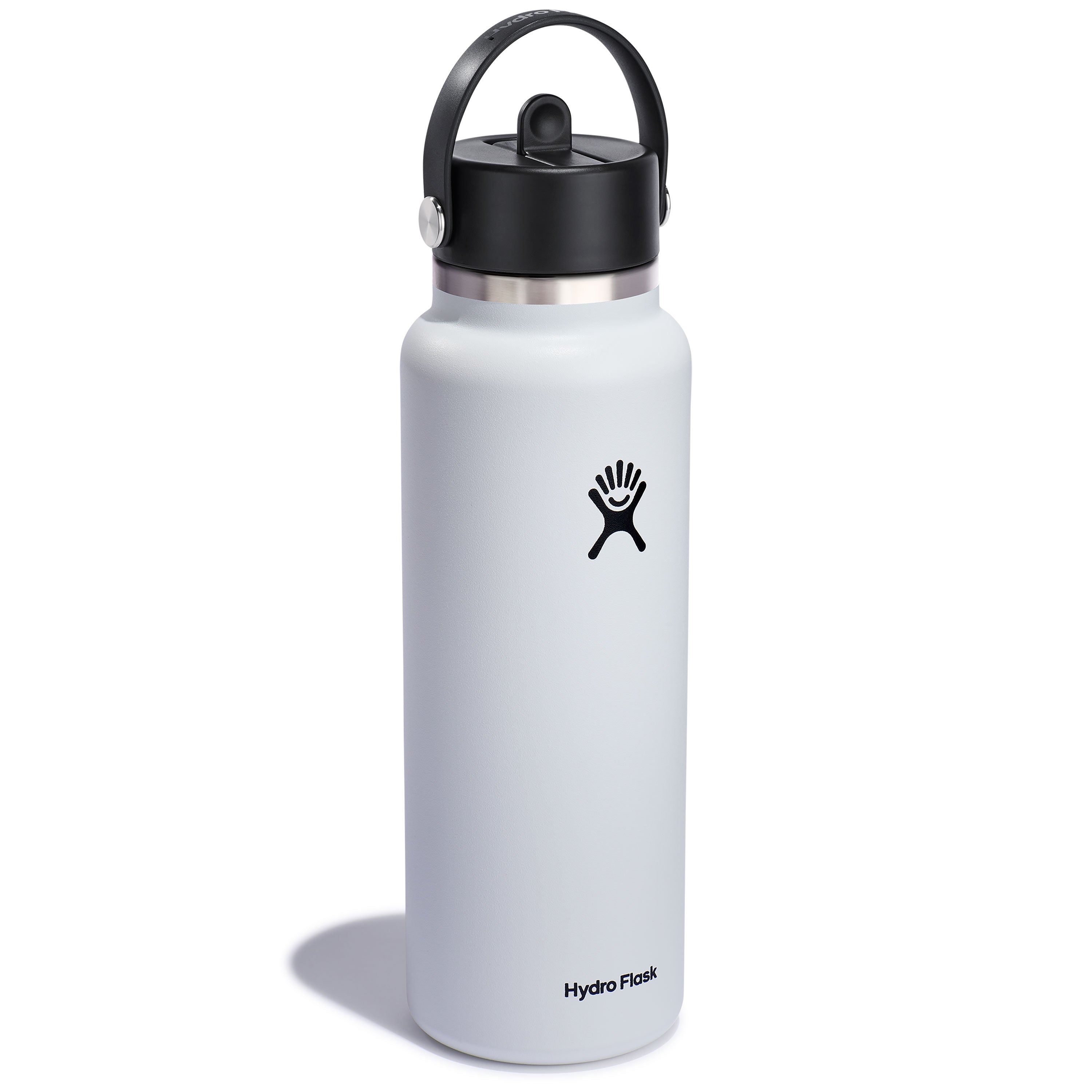 Wide Mouth Bottle with Flex Straw Cap, 40 oz