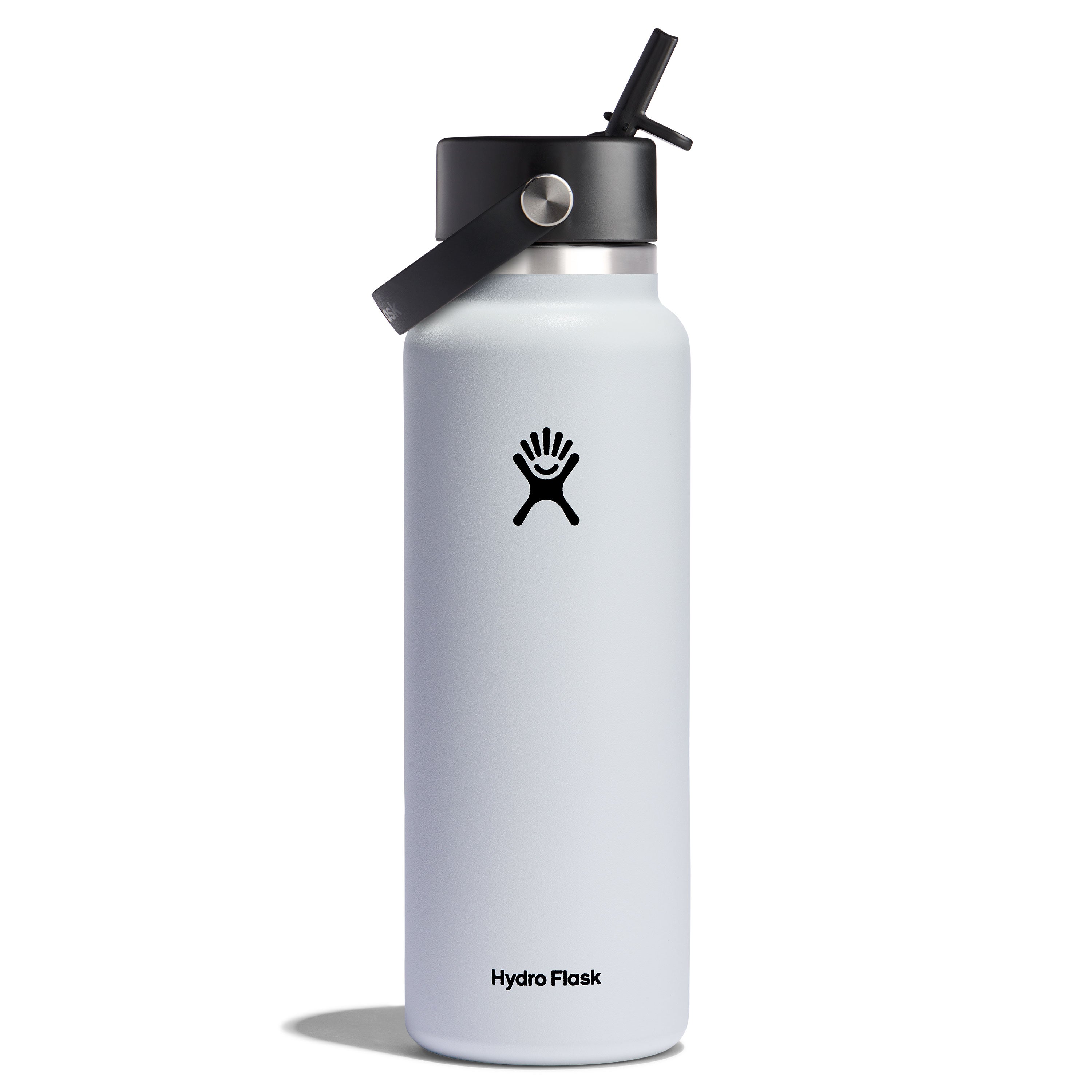 Wide Mouth Bottle with Flex Straw Cap, 40 oz