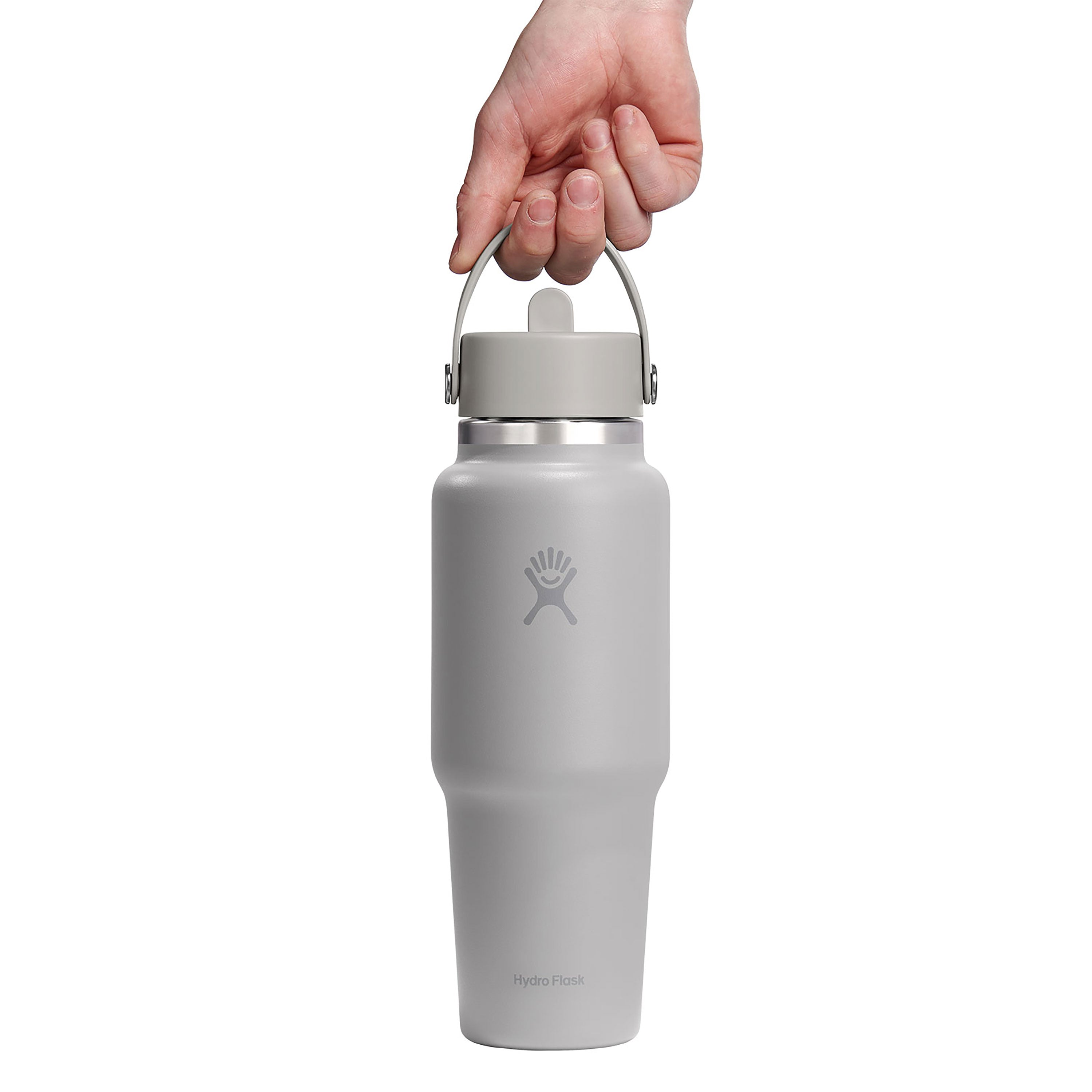 Wide Mouth Travel Bottle with Flex Straw Cap, 32 oz