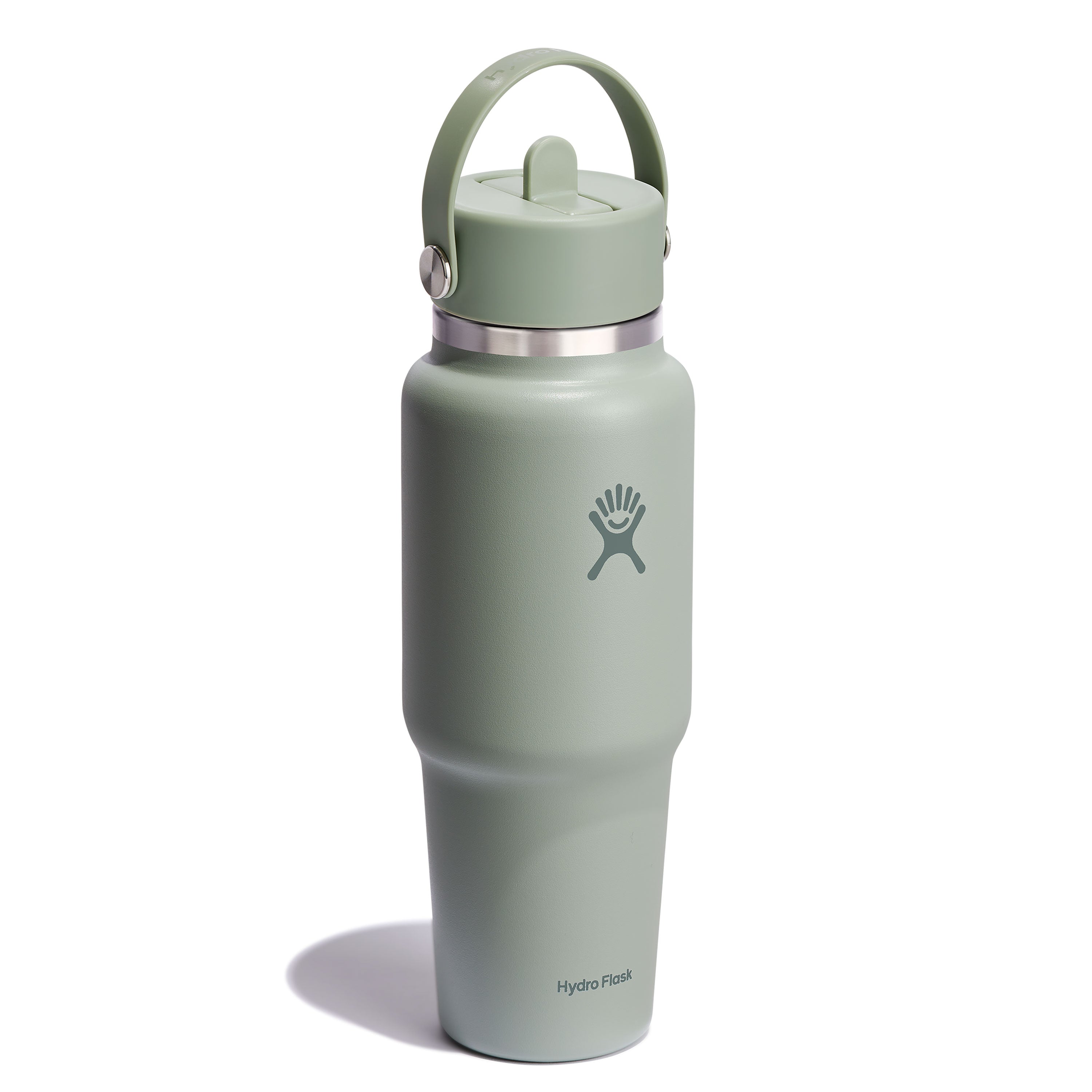 Wide Mouth Travel Bottle with Flex Straw Cap, 32 oz