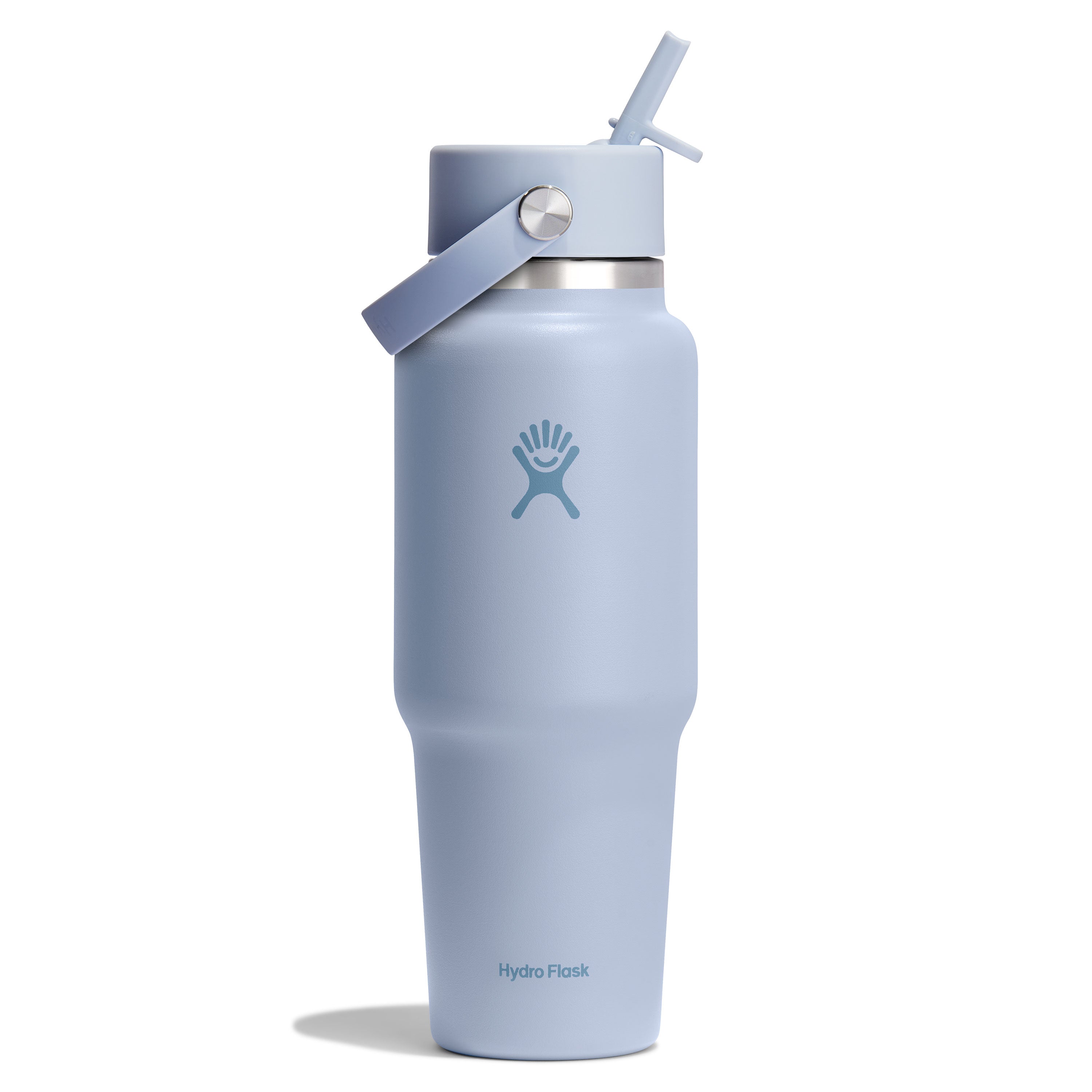 Wide Mouth Travel Bottle with Flex Straw Cap, 32 oz