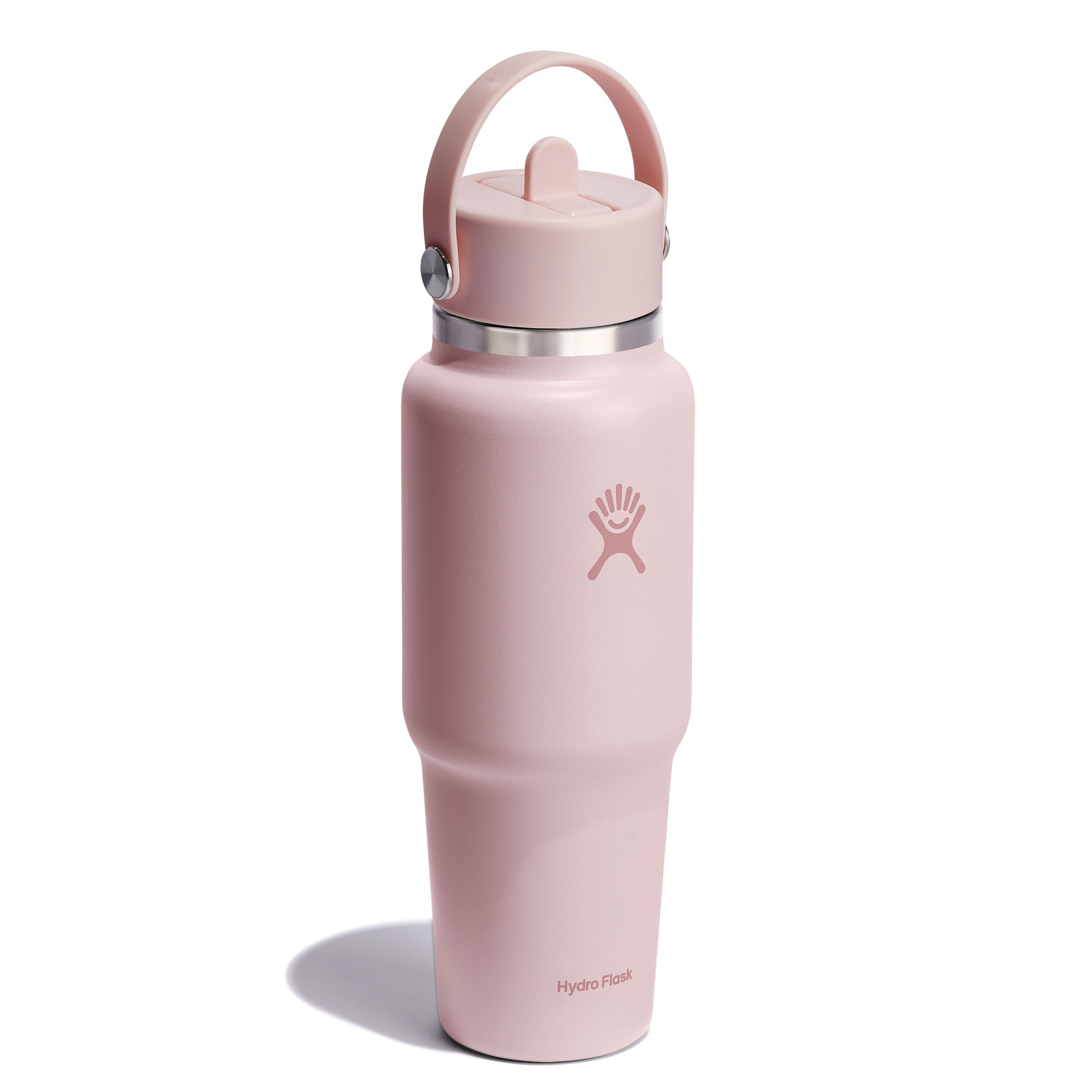 Wide Mouth Travel Bottle with Flex Straw Cap, 32 oz
