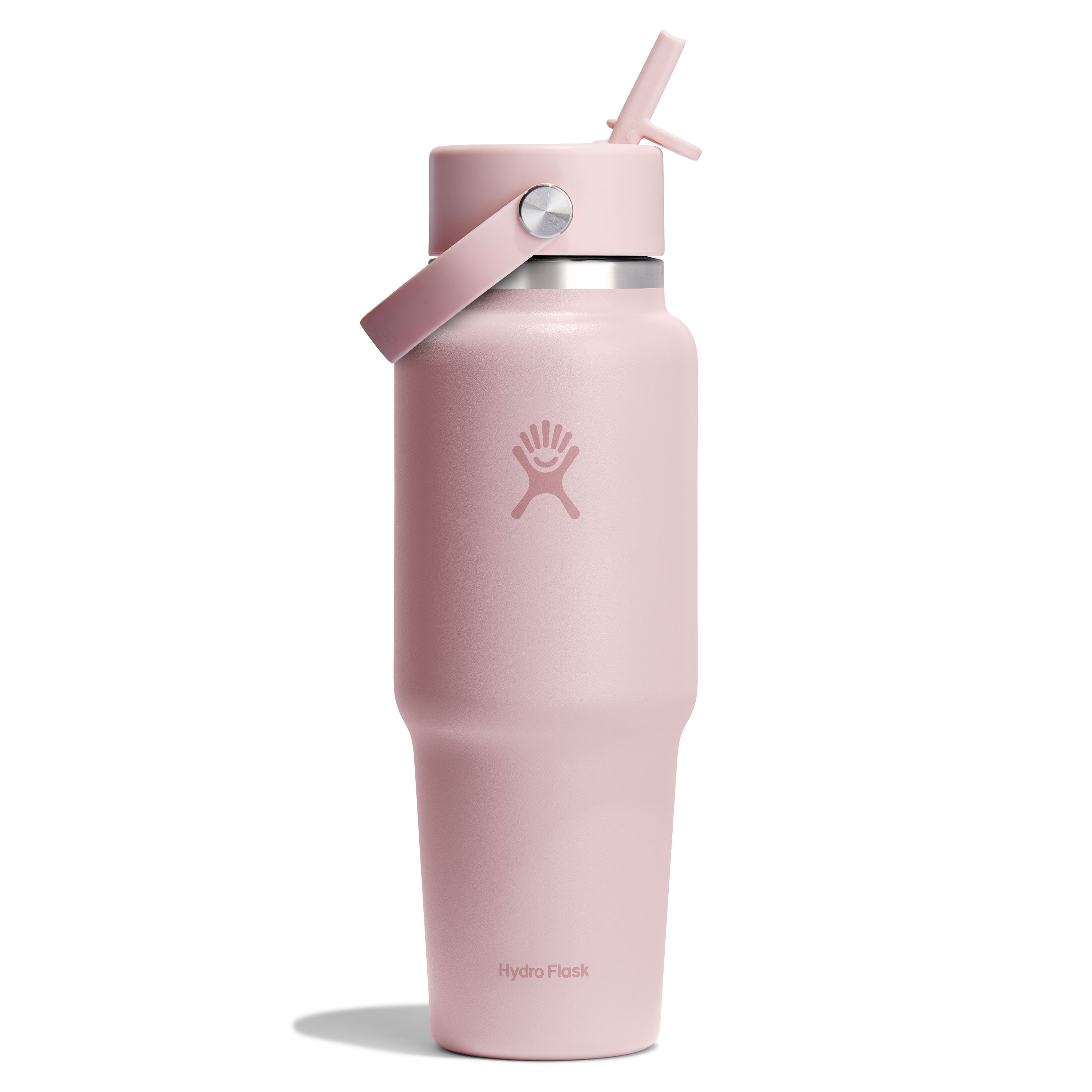 Wide Mouth Travel Bottle with Flex Straw Cap, 32 oz