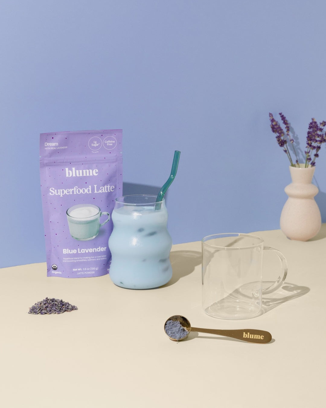 Organic Blue Lavender Latte Powder