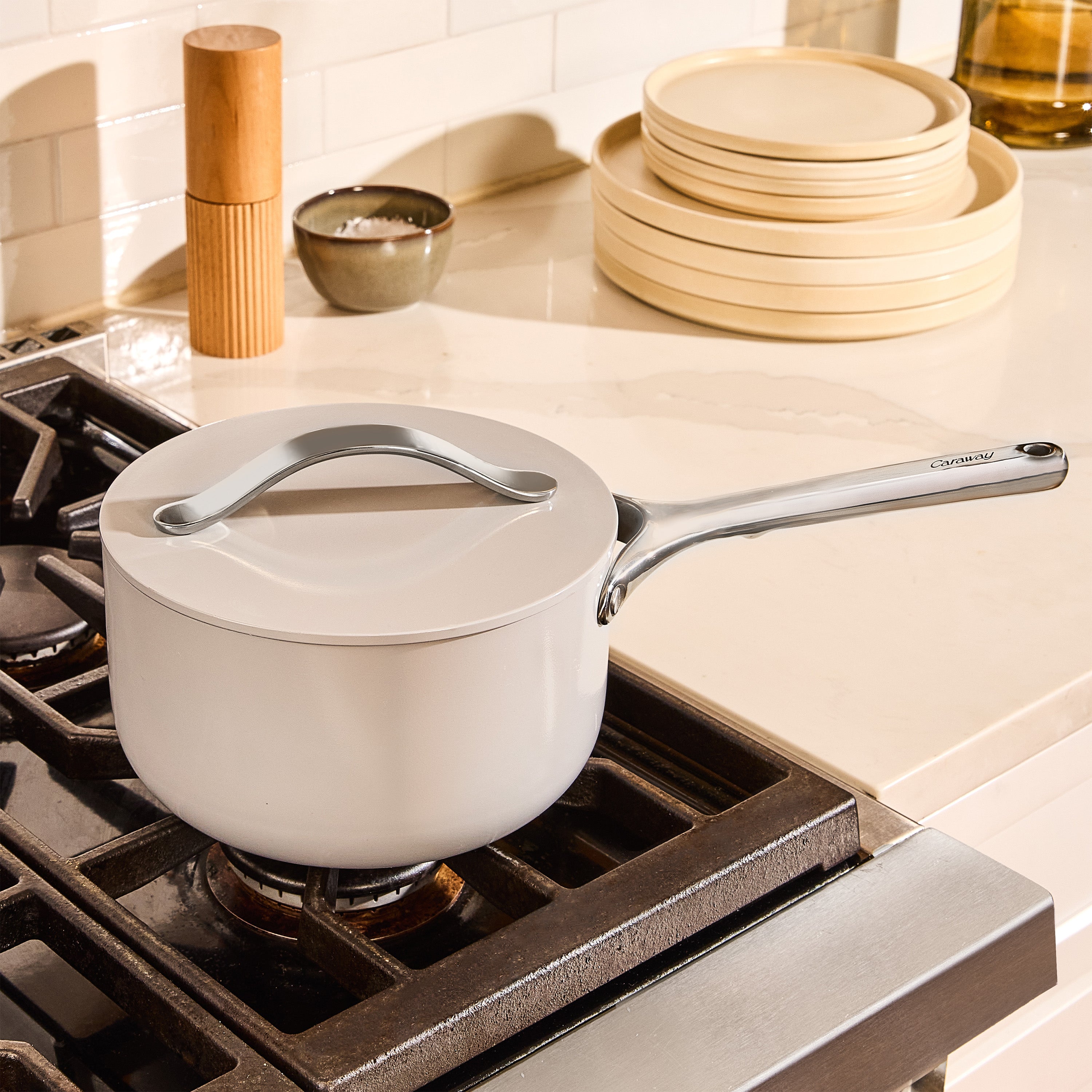 Ceramic Sauce Pan, 3 qt