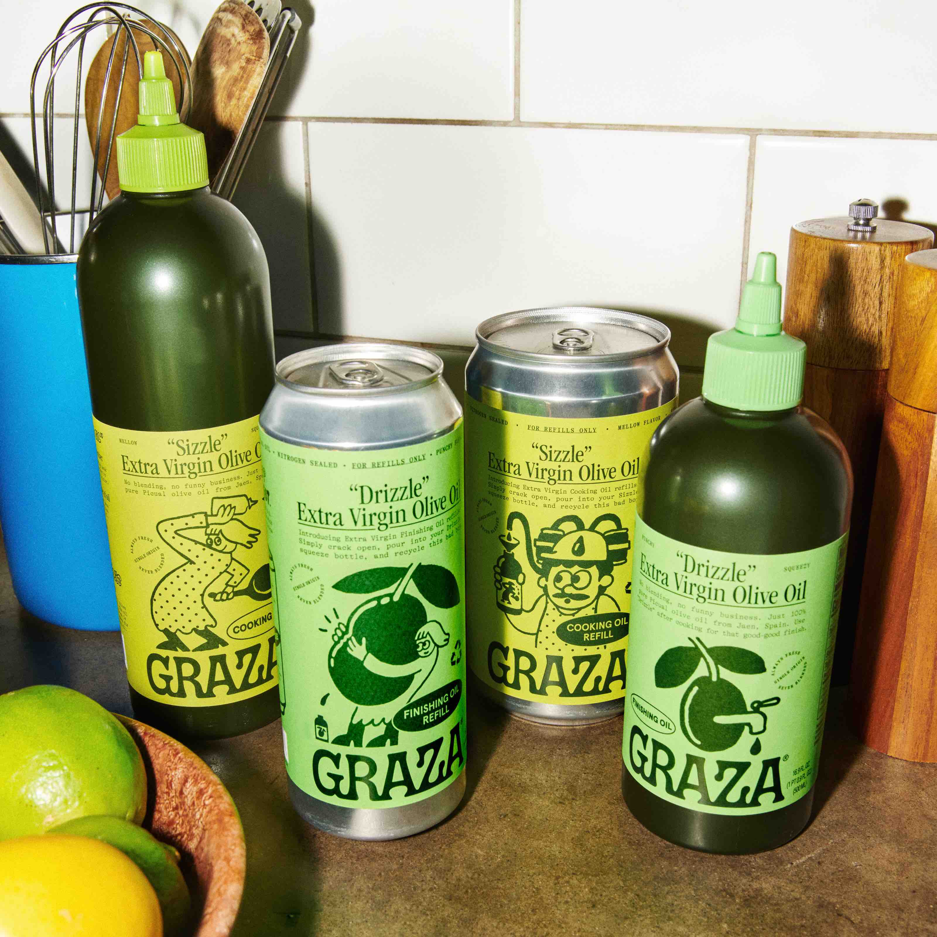 Sizzle Extra Virgin Olive Oil - Refill
