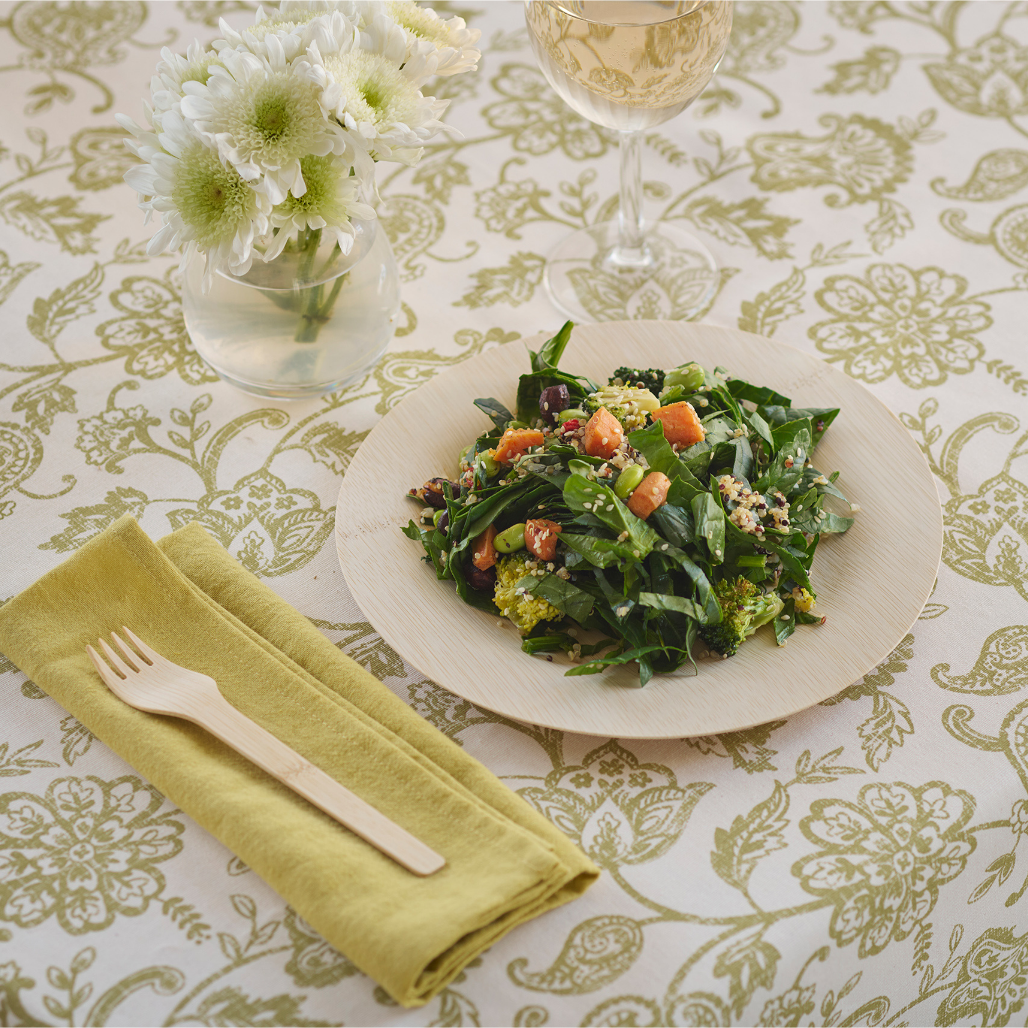 Disposable Bamboo Plates