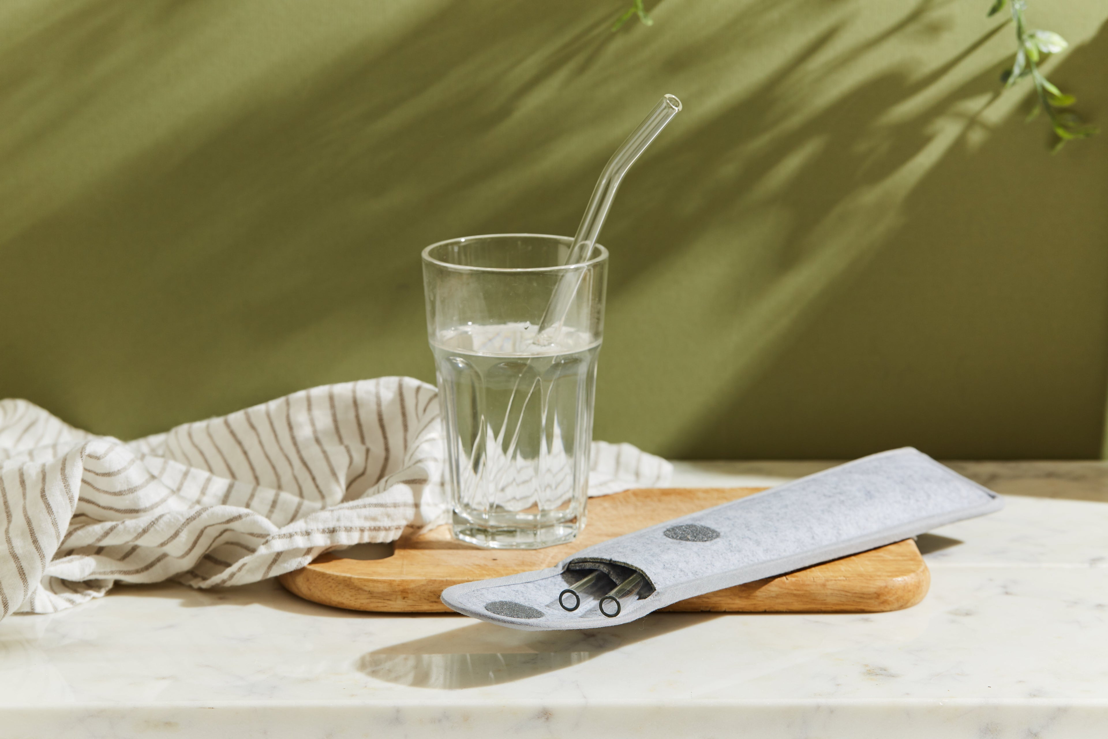 Glass Straw Case