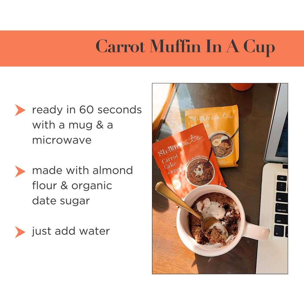 Carrot Cake + Muffin In A Cup