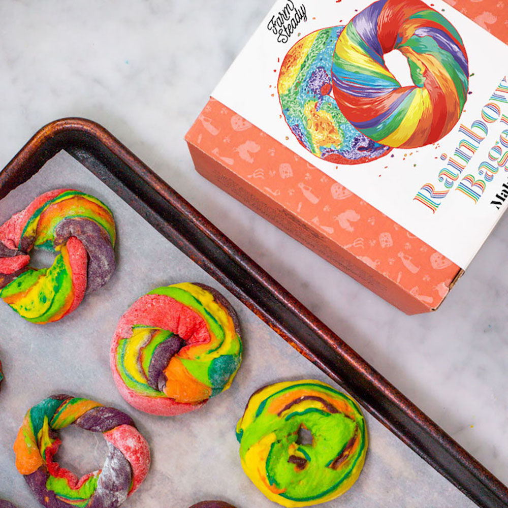 Rainbow Bagel Making Kit