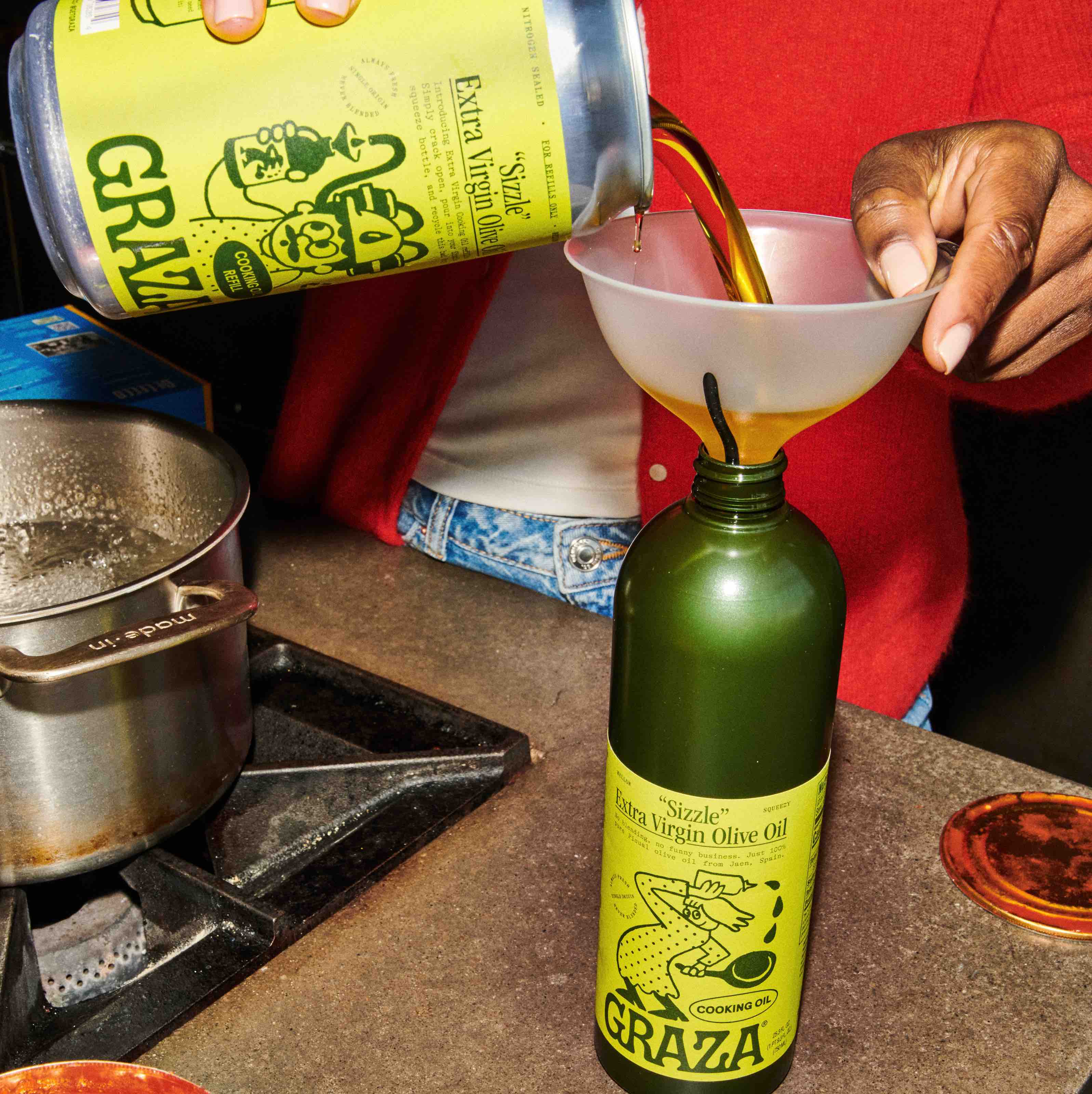 Sizzle Extra Virgin Olive Oil - Refill