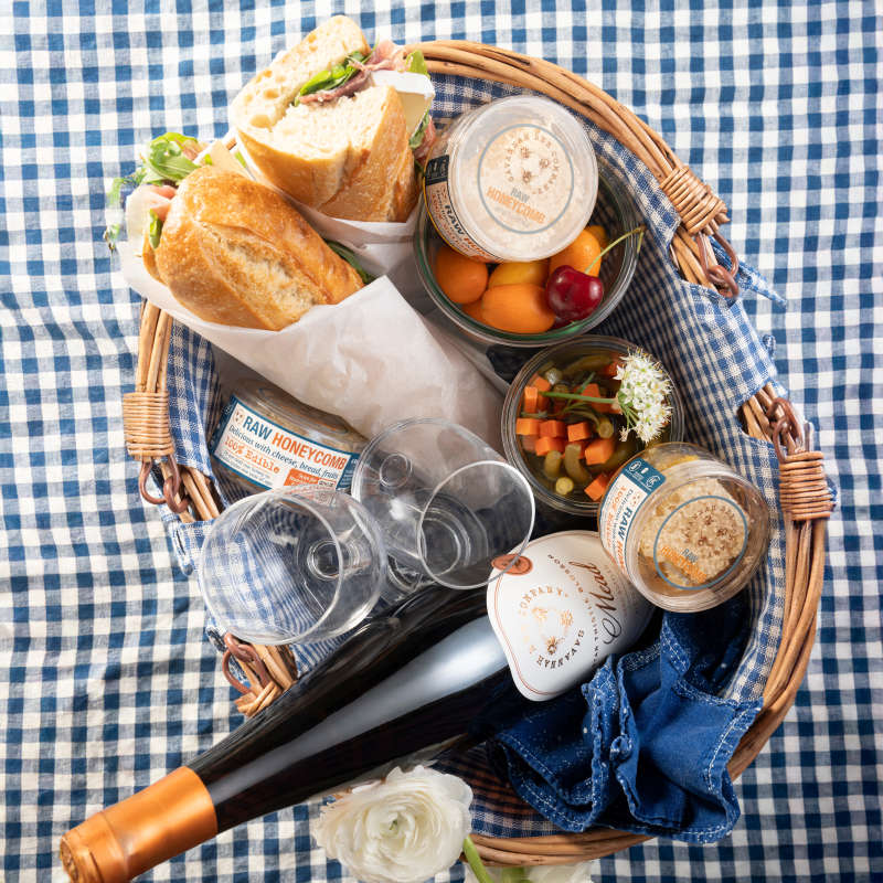 Raw Honeycomb Picnic Round