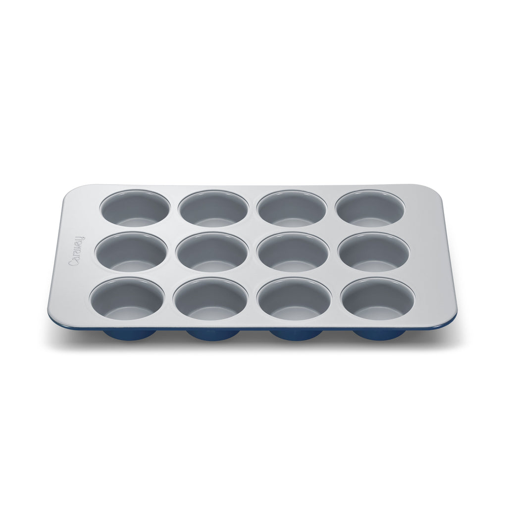 12-Cup Muffin Pan - 15.5x10” Non-Stick Ceramic