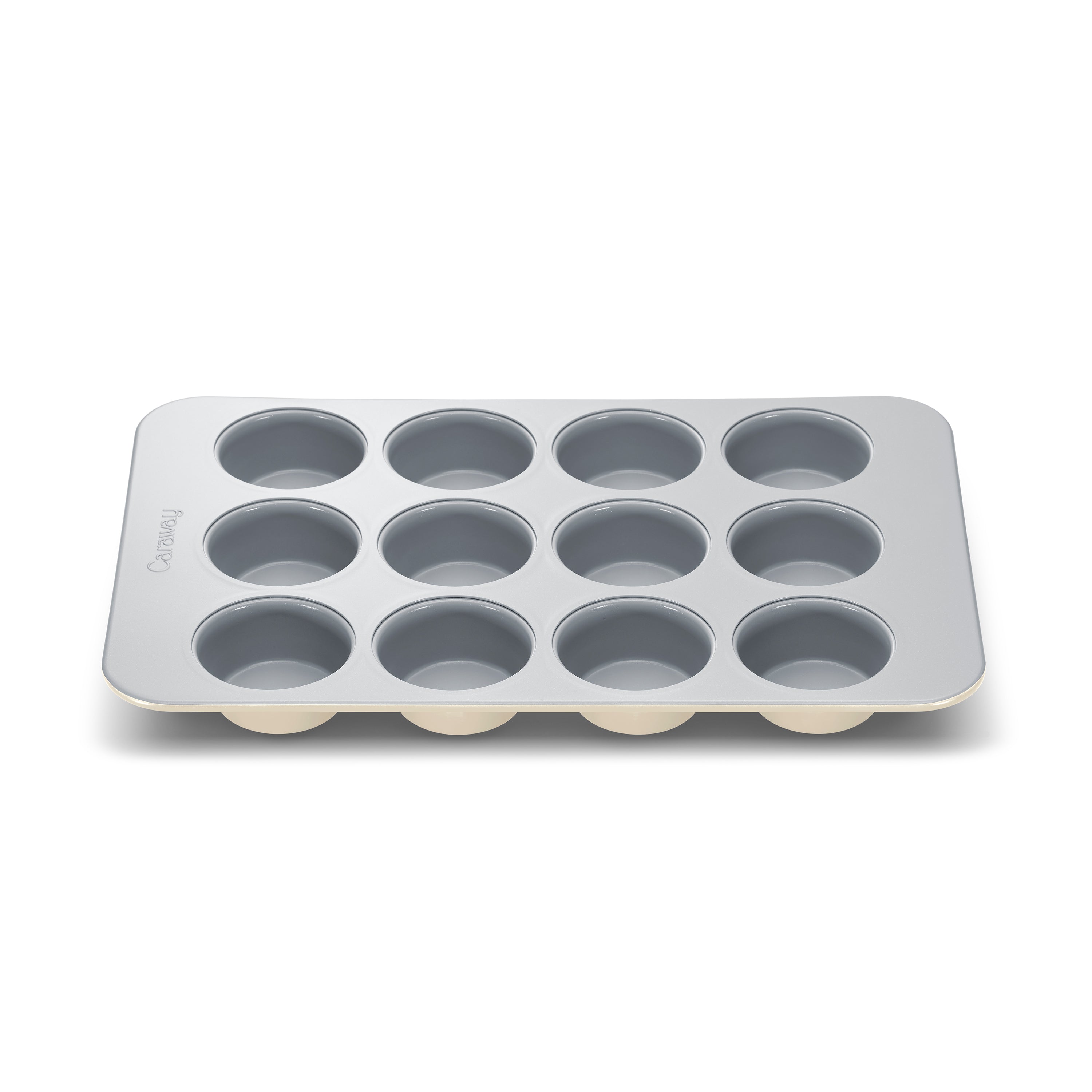 12-Cup Muffin Pan - 15.5x10” Non-Stick Ceramic